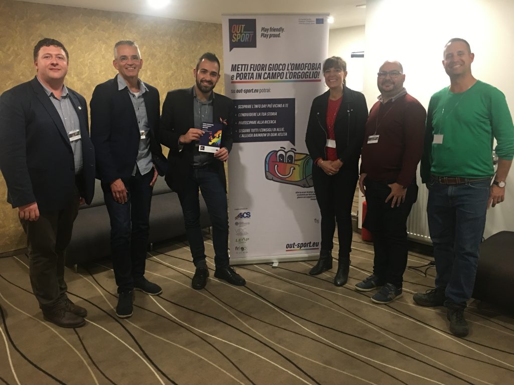 (English) The 8th of November 2019, the Outsport Final Conference took place in Budapest. Presented the reserch  on LGBTI people and sport and the training toolkit