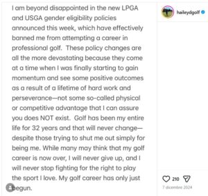 Hailey Davidson Lawsuit LPGA